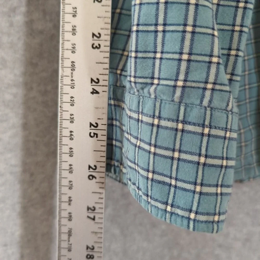 VTG Polo Jeans Co Ralph Lauren Flannel Shirt Size XXL Green‎ Plaid Oversized Y2K